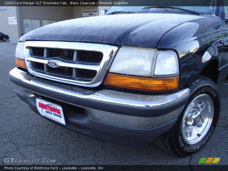 Black Clearcoat / Medium Graphite 1999 Ford Ranger XLT Extended Cab