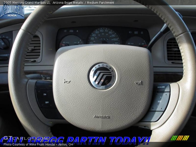 Arizona Beige Metallic / Medium Parchment 2005 Mercury Grand Marquis LS