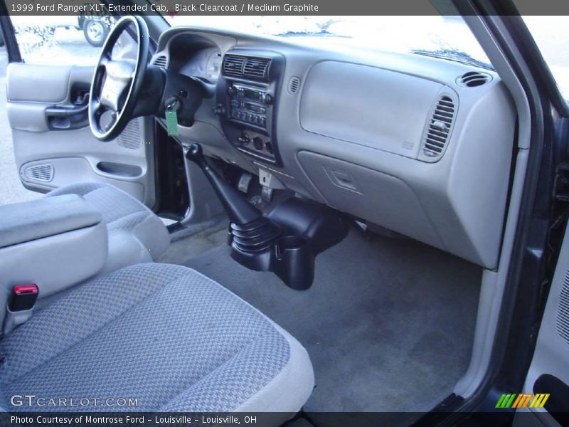 Black Clearcoat / Medium Graphite 1999 Ford Ranger XLT Extended Cab
