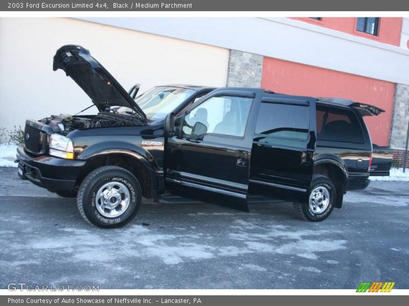 Black / Medium Parchment 2003 Ford Excursion Limited 4x4
