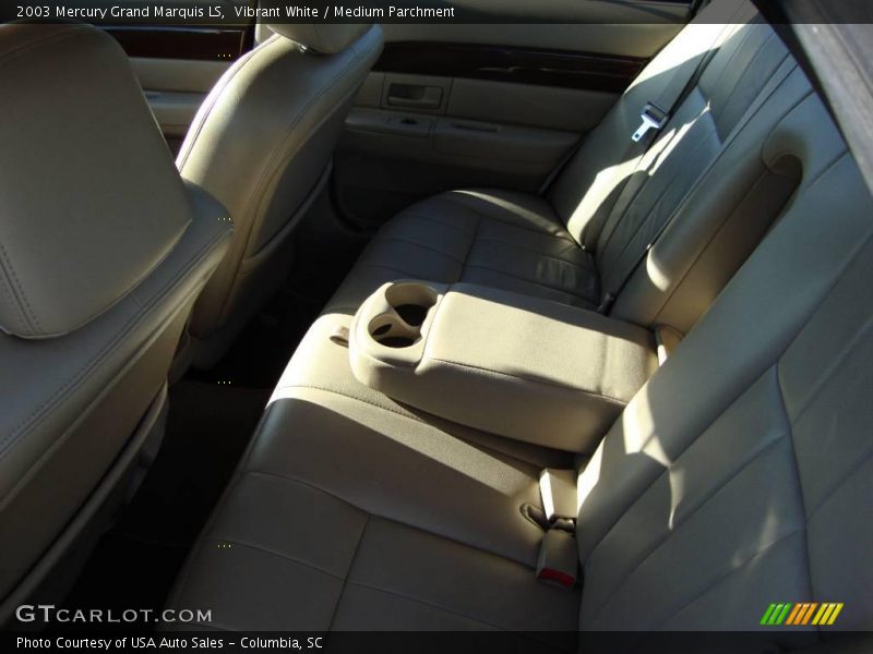 Vibrant White / Medium Parchment 2003 Mercury Grand Marquis LS