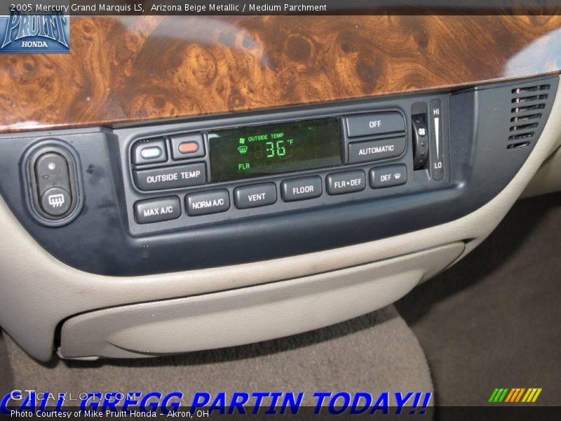 Arizona Beige Metallic / Medium Parchment 2005 Mercury Grand Marquis LS