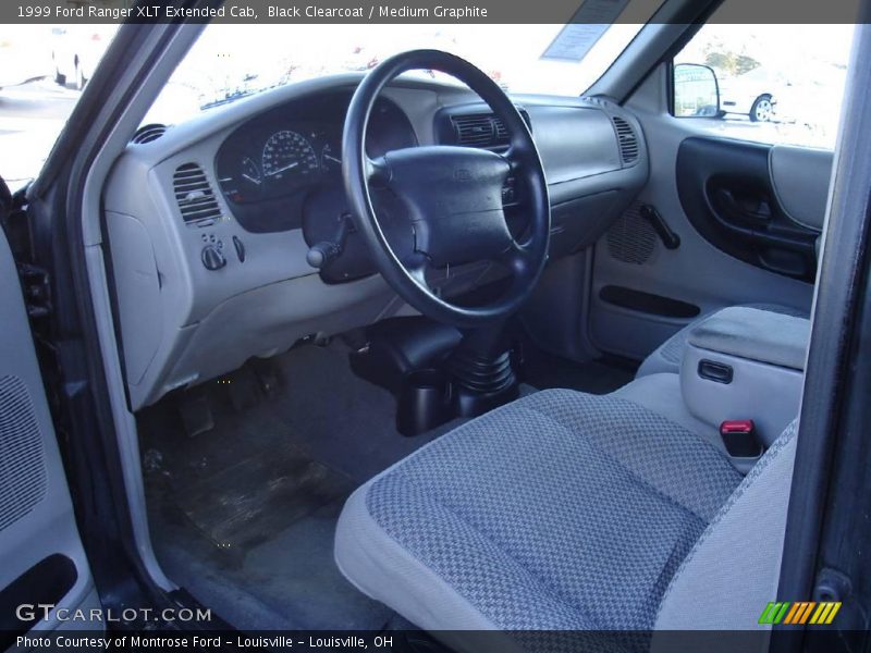 Black Clearcoat / Medium Graphite 1999 Ford Ranger XLT Extended Cab