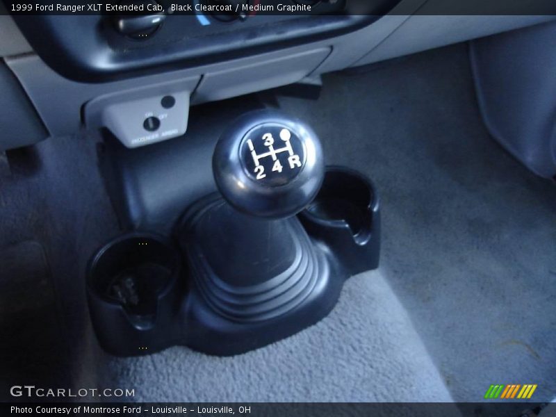 Black Clearcoat / Medium Graphite 1999 Ford Ranger XLT Extended Cab