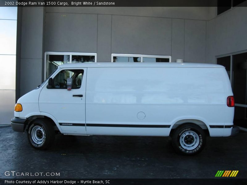 Bright White / Sandstone 2002 Dodge Ram Van 1500 Cargo