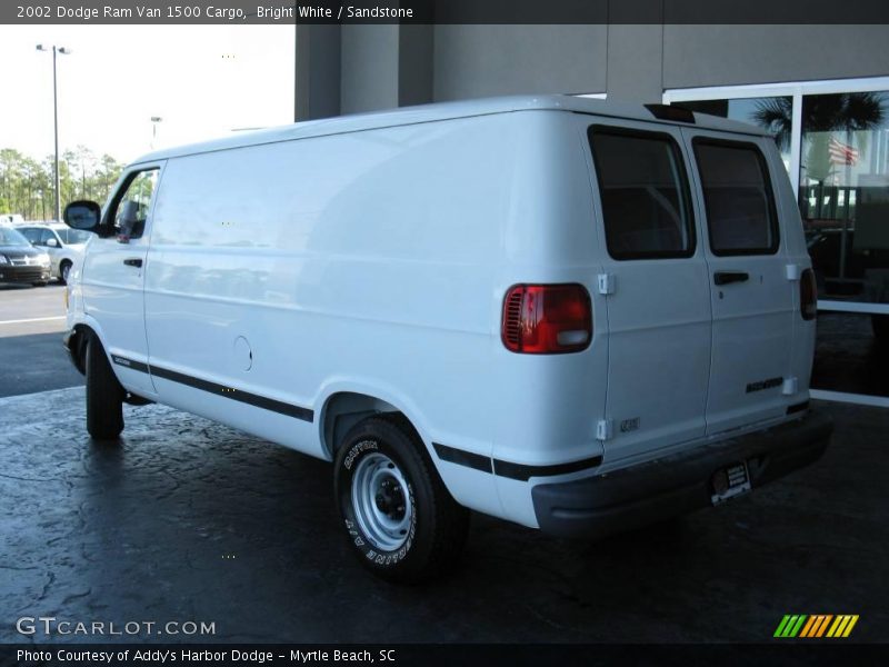 Bright White / Sandstone 2002 Dodge Ram Van 1500 Cargo