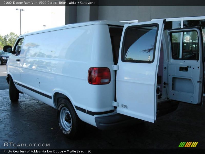 Bright White / Sandstone 2002 Dodge Ram Van 1500 Cargo