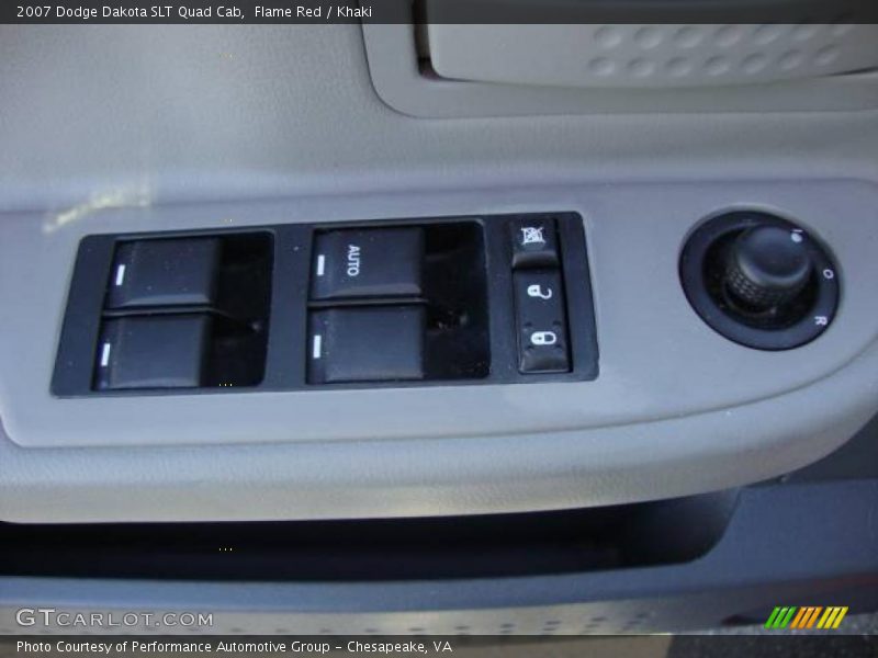 Flame Red / Khaki 2007 Dodge Dakota SLT Quad Cab