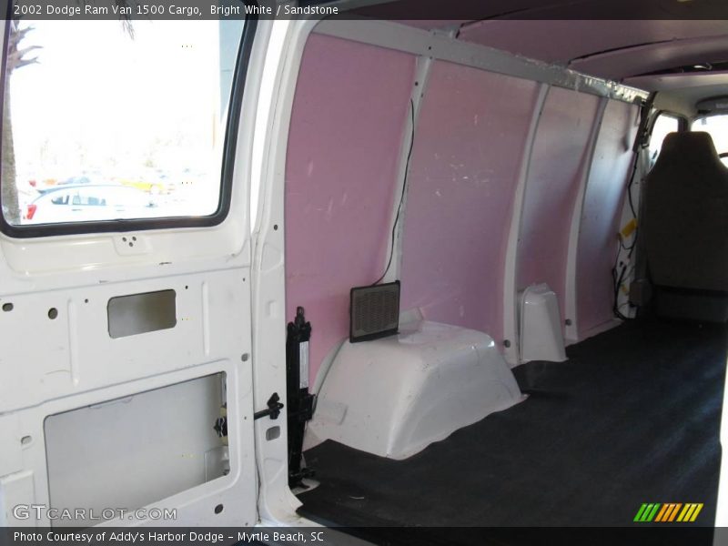 Bright White / Sandstone 2002 Dodge Ram Van 1500 Cargo