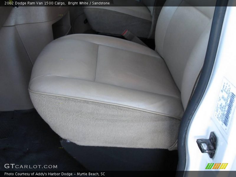 Bright White / Sandstone 2002 Dodge Ram Van 1500 Cargo