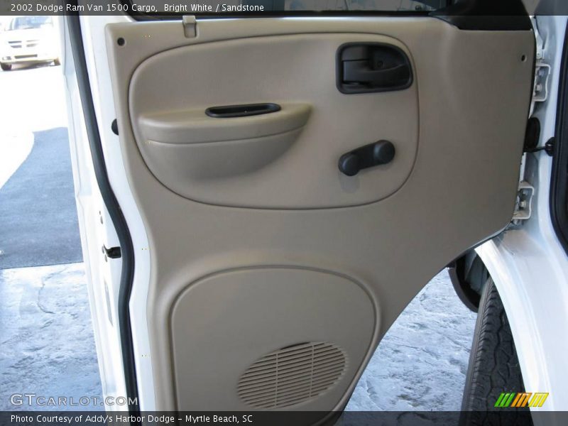 Bright White / Sandstone 2002 Dodge Ram Van 1500 Cargo