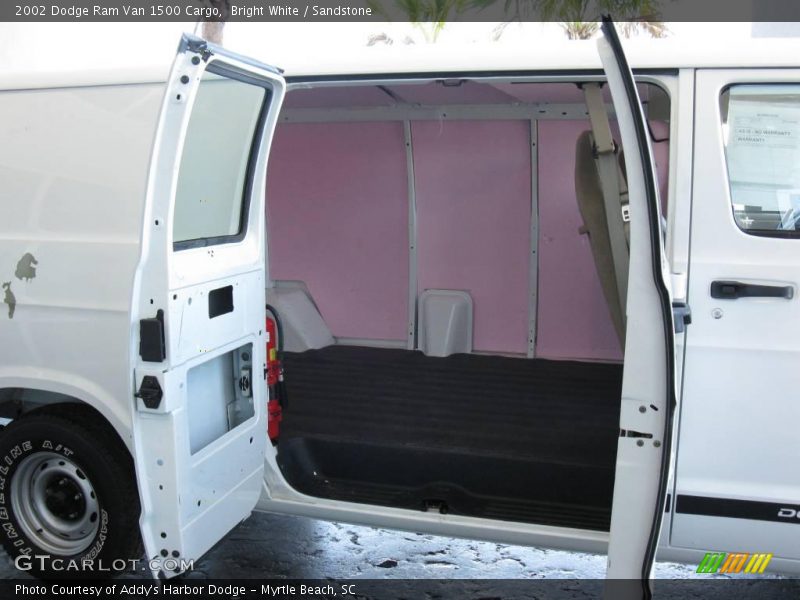 Bright White / Sandstone 2002 Dodge Ram Van 1500 Cargo