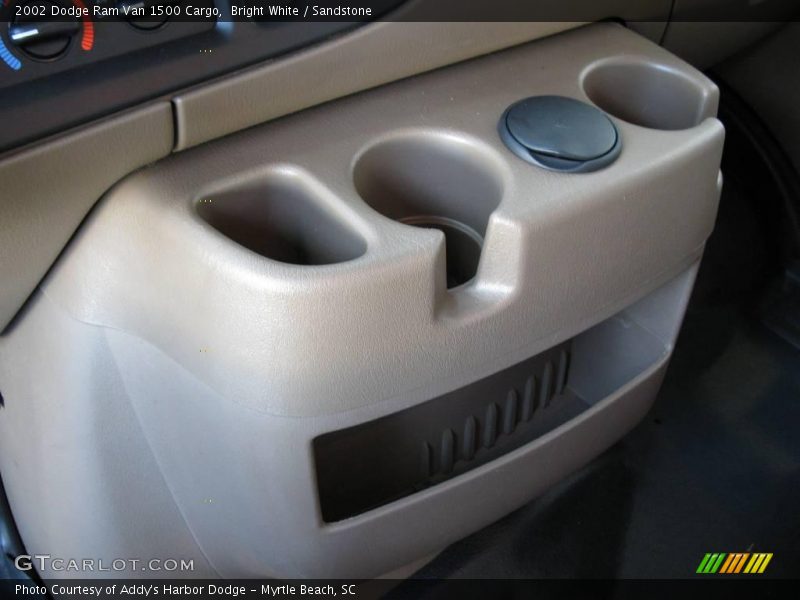 Bright White / Sandstone 2002 Dodge Ram Van 1500 Cargo