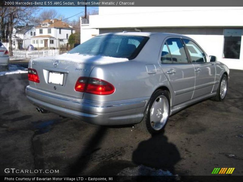 Brilliant Silver Metallic / Charcoal 2000 Mercedes-Benz E 55 AMG Sedan