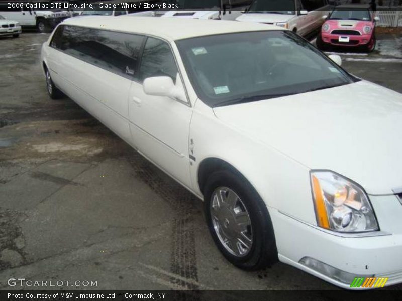 Glacier White / Ebony Black 2006 Cadillac DTS Limousine