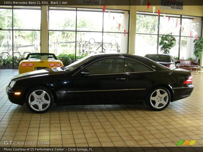 Black / Ash 2001 Mercedes-Benz CL 600