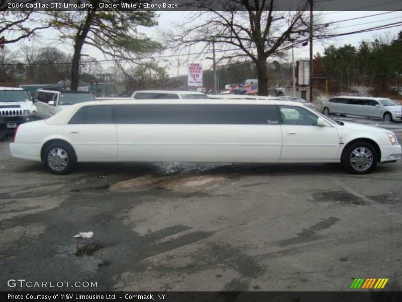 Glacier White / Ebony Black 2006 Cadillac DTS Limousine
