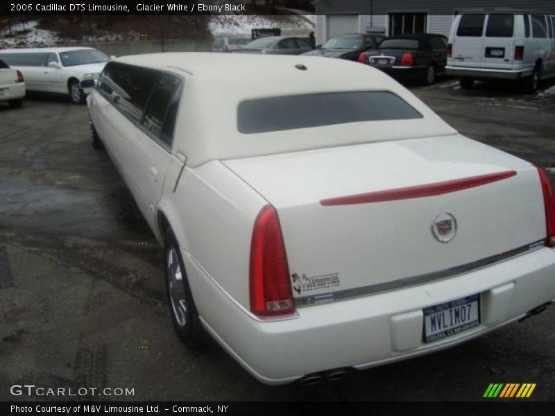 Glacier White / Ebony Black 2006 Cadillac DTS Limousine