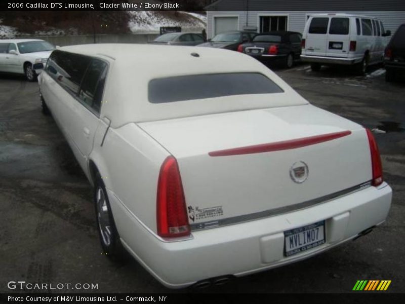 Glacier White / Ebony Black 2006 Cadillac DTS Limousine