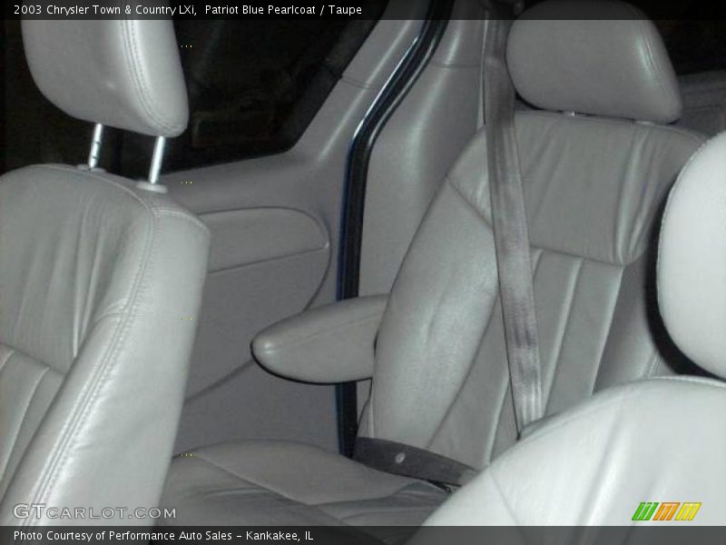 Patriot Blue Pearlcoat / Taupe 2003 Chrysler Town & Country LXi