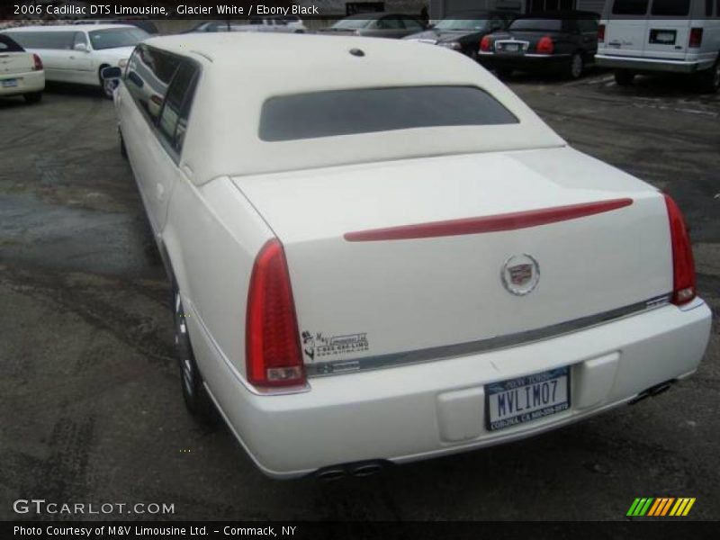 Glacier White / Ebony Black 2006 Cadillac DTS Limousine