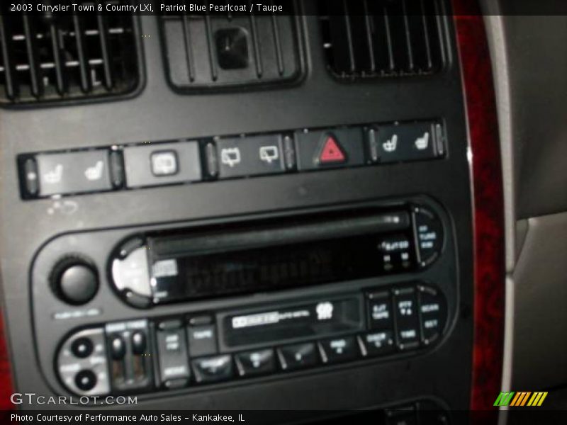 Patriot Blue Pearlcoat / Taupe 2003 Chrysler Town & Country LXi