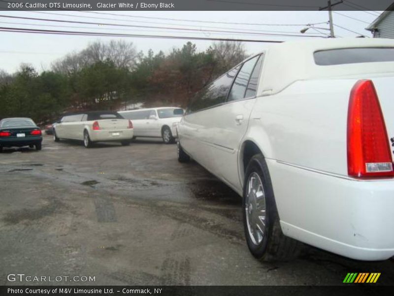 Glacier White / Ebony Black 2006 Cadillac DTS Limousine