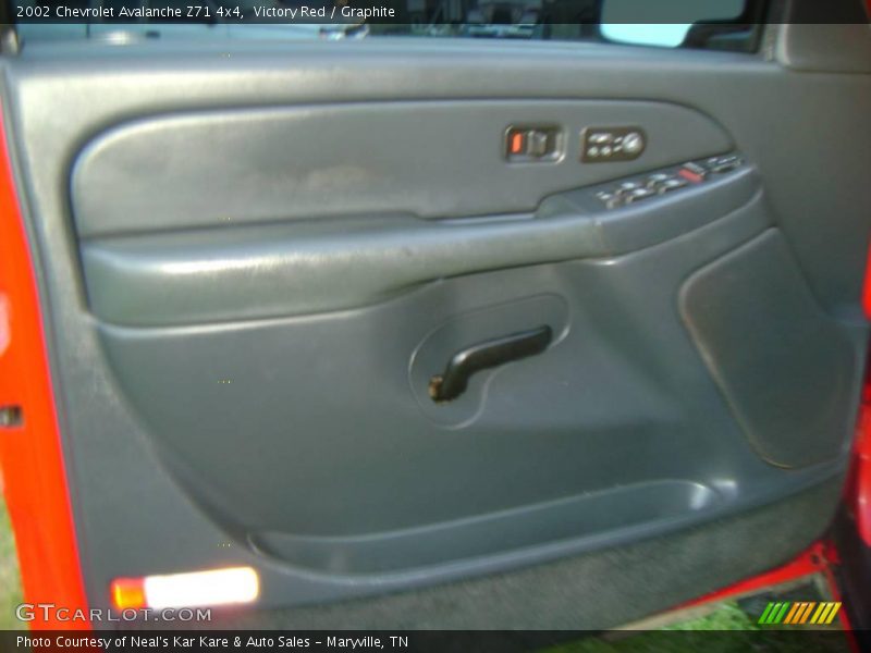 Victory Red / Graphite 2002 Chevrolet Avalanche Z71 4x4
