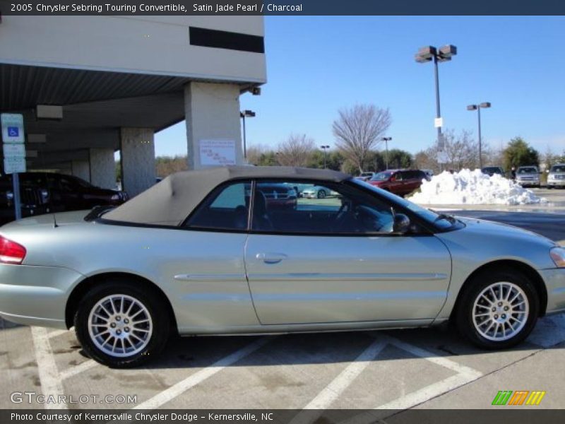 Satin Jade Pearl / Charcoal 2005 Chrysler Sebring Touring Convertible