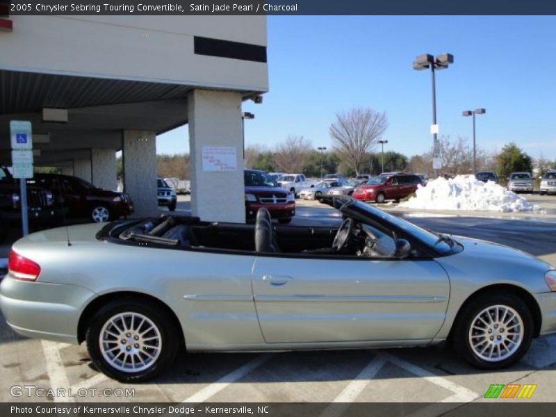 Satin Jade Pearl / Charcoal 2005 Chrysler Sebring Touring Convertible