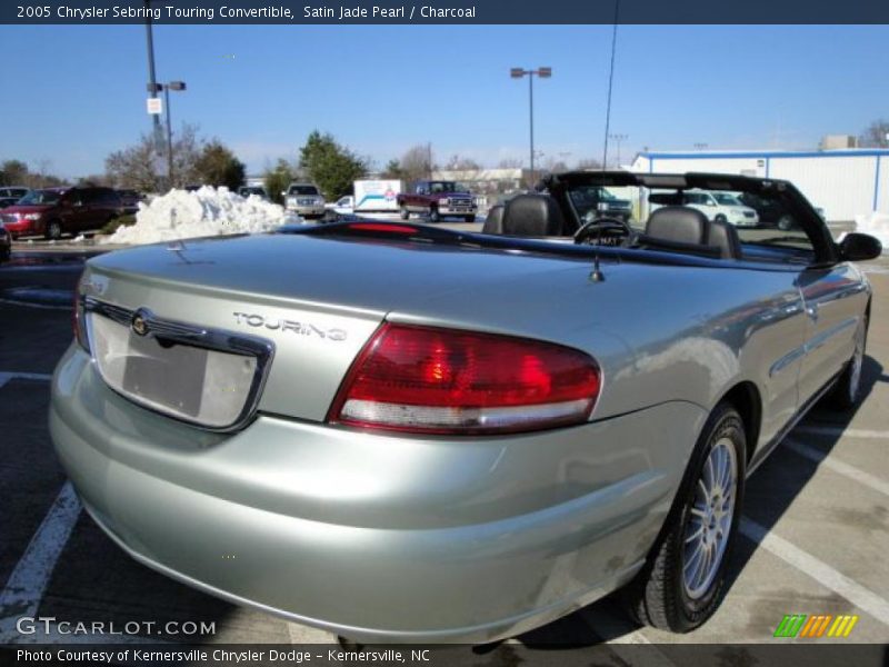 Satin Jade Pearl / Charcoal 2005 Chrysler Sebring Touring Convertible