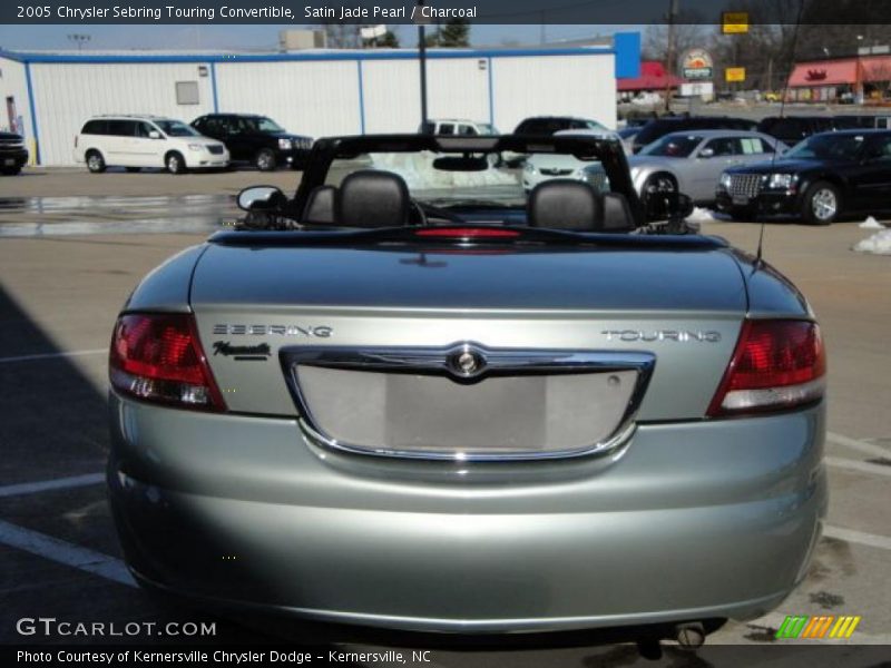 Satin Jade Pearl / Charcoal 2005 Chrysler Sebring Touring Convertible