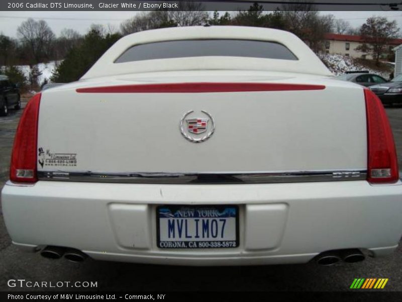 Glacier White / Ebony Black 2006 Cadillac DTS Limousine