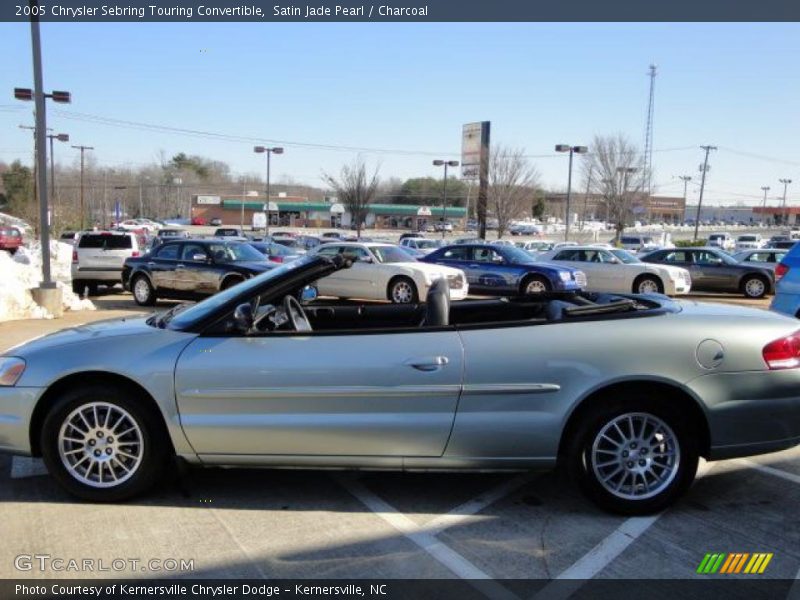 Satin Jade Pearl / Charcoal 2005 Chrysler Sebring Touring Convertible