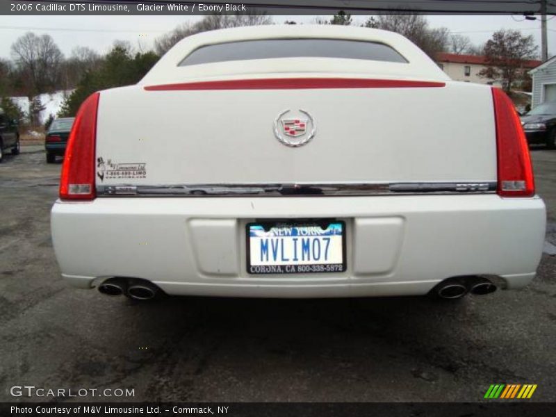 Glacier White / Ebony Black 2006 Cadillac DTS Limousine