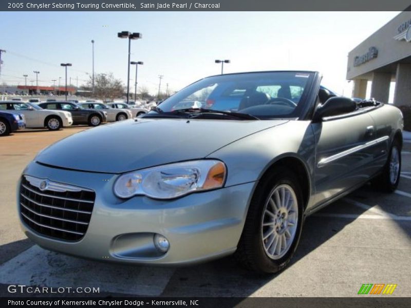 Satin Jade Pearl / Charcoal 2005 Chrysler Sebring Touring Convertible