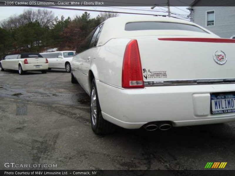 Glacier White / Ebony Black 2006 Cadillac DTS Limousine