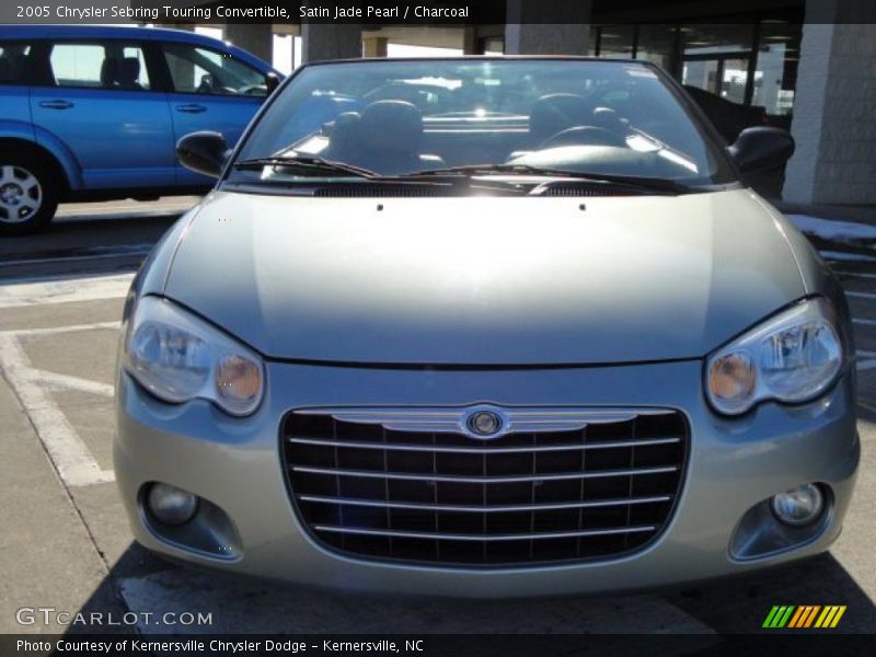 Satin Jade Pearl / Charcoal 2005 Chrysler Sebring Touring Convertible