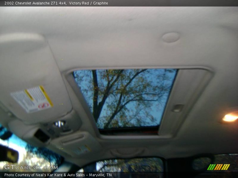 Victory Red / Graphite 2002 Chevrolet Avalanche Z71 4x4