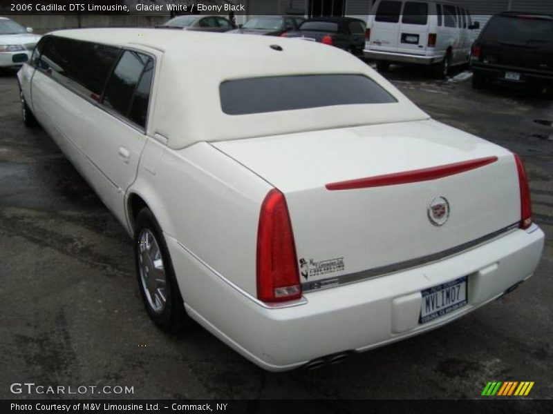 Glacier White / Ebony Black 2006 Cadillac DTS Limousine