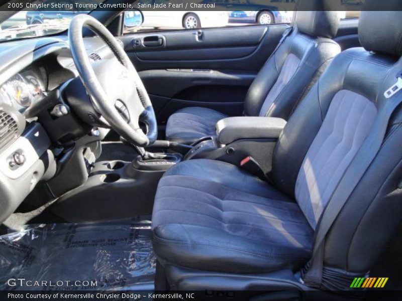 Satin Jade Pearl / Charcoal 2005 Chrysler Sebring Touring Convertible