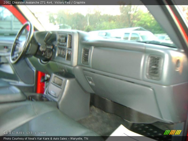 Victory Red / Graphite 2002 Chevrolet Avalanche Z71 4x4