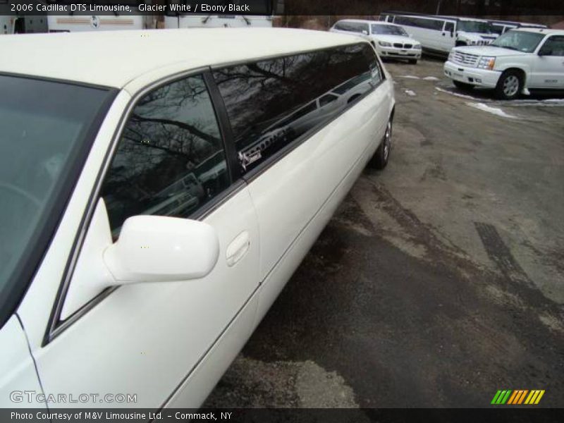 Glacier White / Ebony Black 2006 Cadillac DTS Limousine