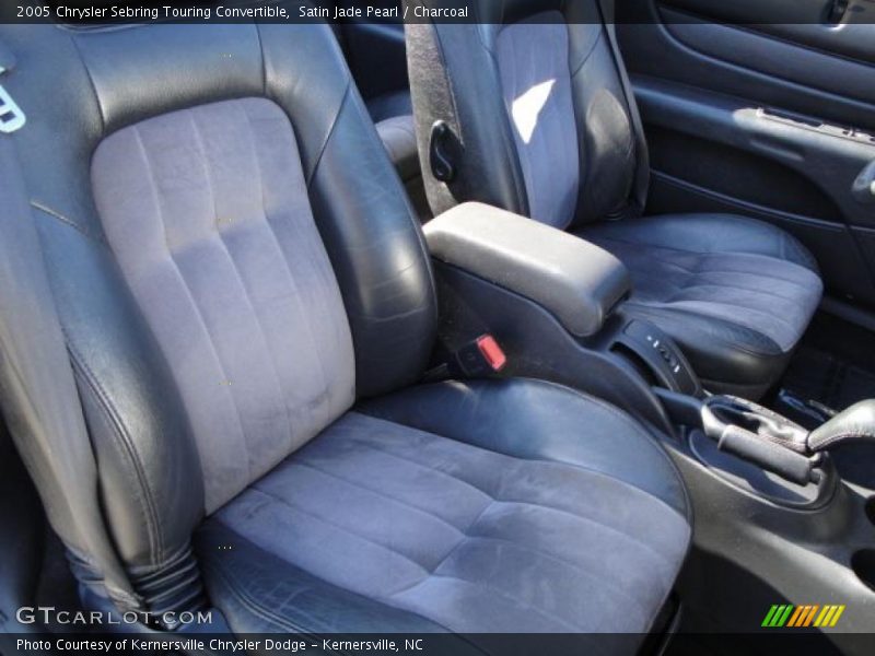 Satin Jade Pearl / Charcoal 2005 Chrysler Sebring Touring Convertible