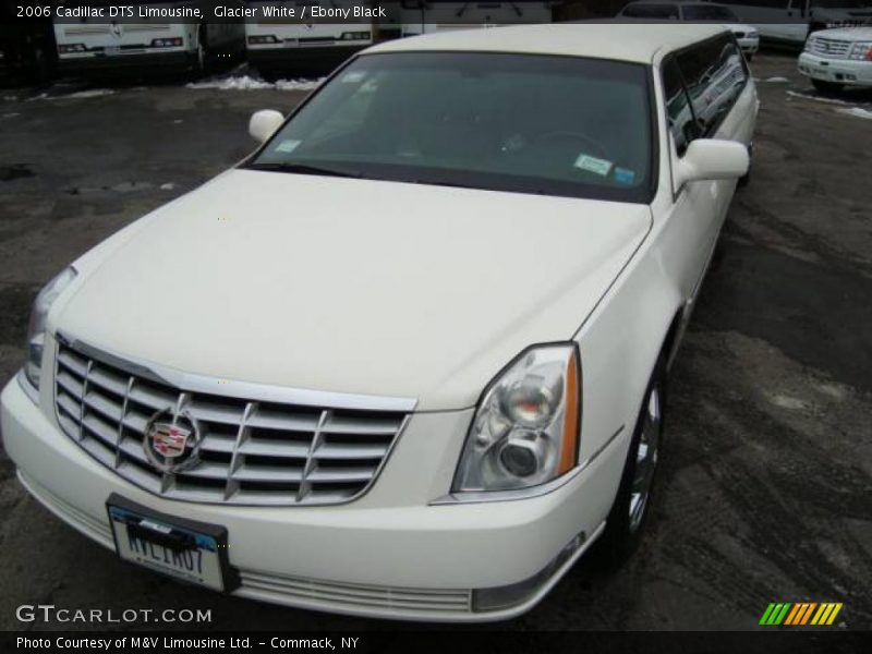 Glacier White / Ebony Black 2006 Cadillac DTS Limousine