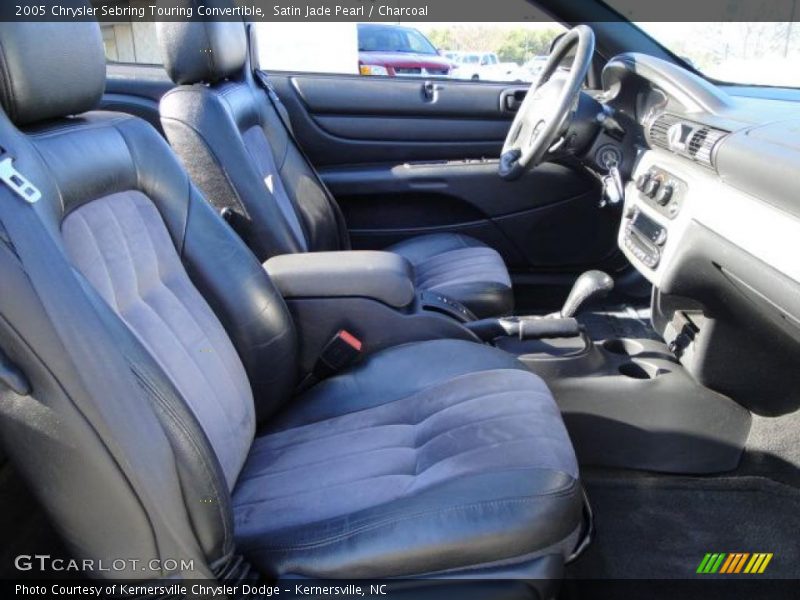 Satin Jade Pearl / Charcoal 2005 Chrysler Sebring Touring Convertible