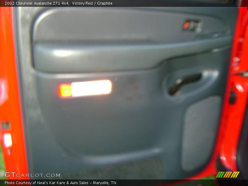Victory Red / Graphite 2002 Chevrolet Avalanche Z71 4x4