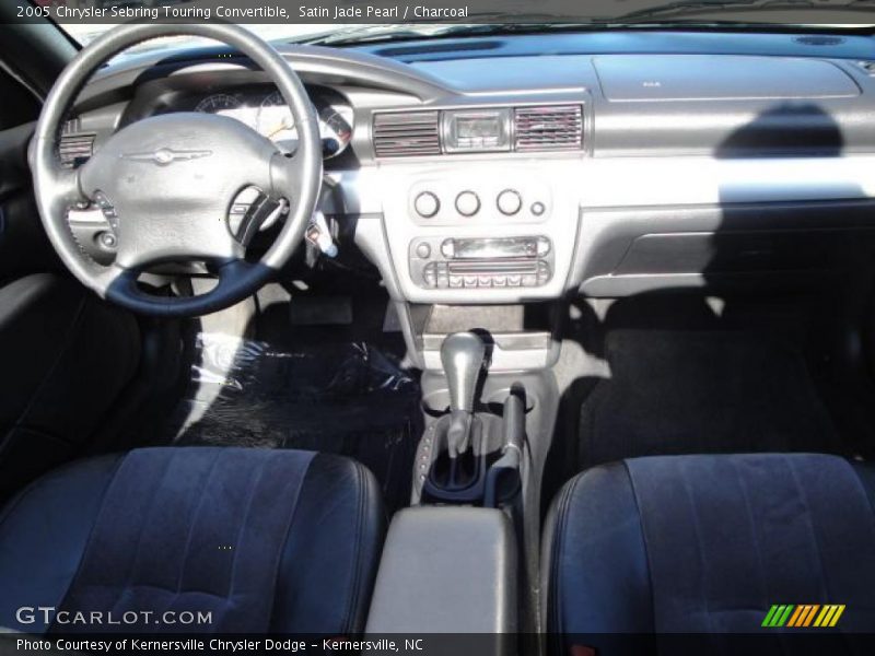 Satin Jade Pearl / Charcoal 2005 Chrysler Sebring Touring Convertible