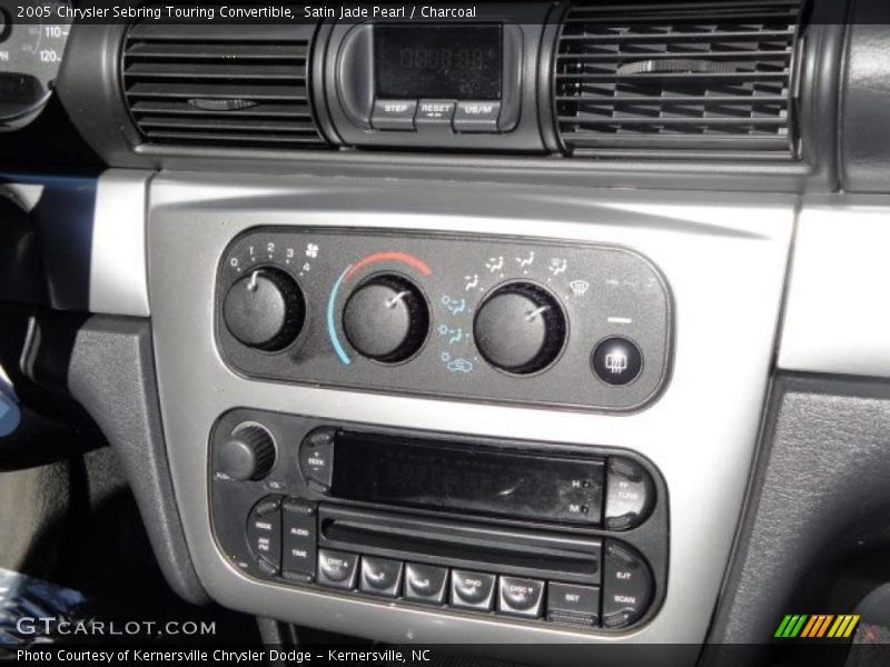 Satin Jade Pearl / Charcoal 2005 Chrysler Sebring Touring Convertible