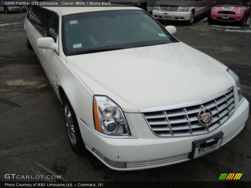 Glacier White / Ebony Black 2006 Cadillac DTS Limousine